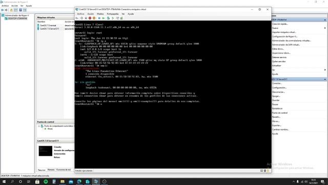 Sistemas Operativos Configuración de interfaz de red en CentOS 7.8 смотреть онлайн