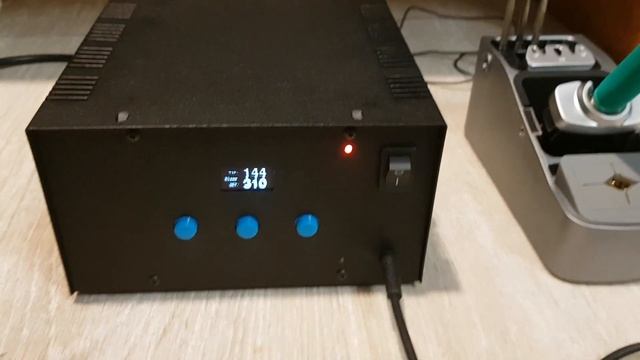 My DIY soldering station for JBC C245 cartridges. смотреть онлайн