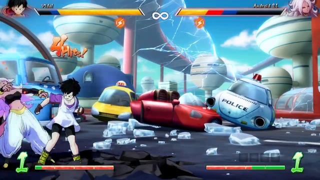 DRAGON BALL FighterZ Videl vs Android 21 смотреть онлайн