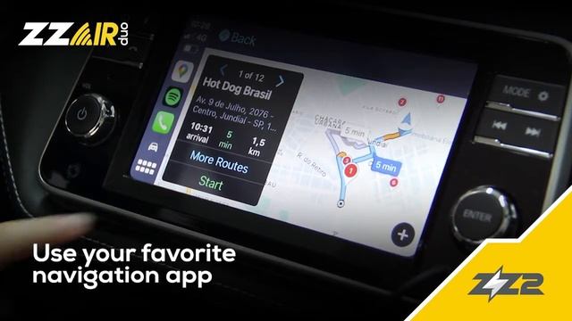ZZAIR-DUO, convert wired to wireless CarPlay and Android Auto in seconds смотреть онлайн