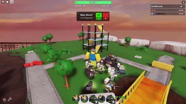 Playing With The New Skibidi Toilet Skin (Full Gameplay) TDS Update | Roblox смотреть онлайн