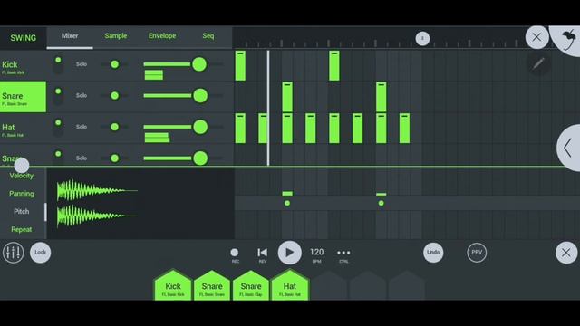 Fruity Loops Studio Mobile Hack #1: How to Create and Edit Drum Track смотреть онлайн