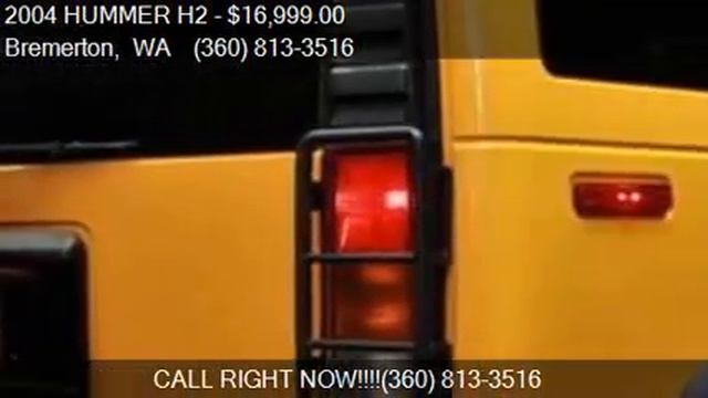 2004 HUMMER H2 Limited Ed Sport Utility 4D for sale in Breme смотреть онлайн