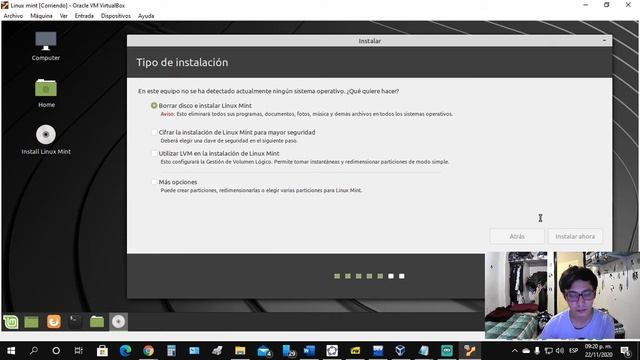 Como instalar Linux Mint en Virtual Box смотреть онлайн
