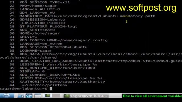 How to view all environment variables in Debian смотреть онлайн