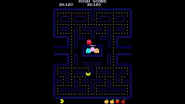Pacman,but he goes faster. (pacman speedup mame gameplay) смотреть онлайн