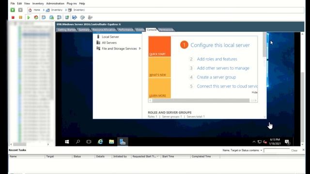 vSphere Client - Network Configuration Setup for Windows Server 2016 смотреть онлайн