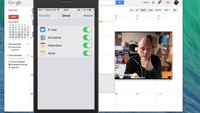 Google Calendar på iPhone смотреть онлайн