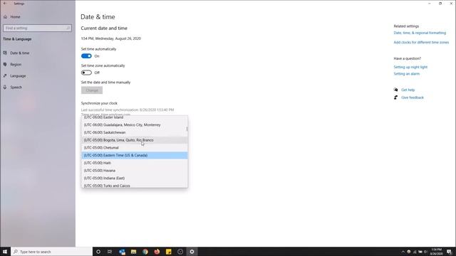 How to Change Your Time Zone in Windows 10! смотреть онлайн