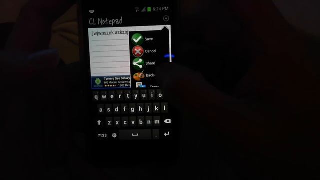 VIDEO DEMO CL Notepad for Android смотреть онлайн