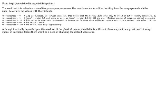 Unix & Linux: How to configure swappiness in Linux Memory Management? (3 Solutions!!) смотреть онлайн
