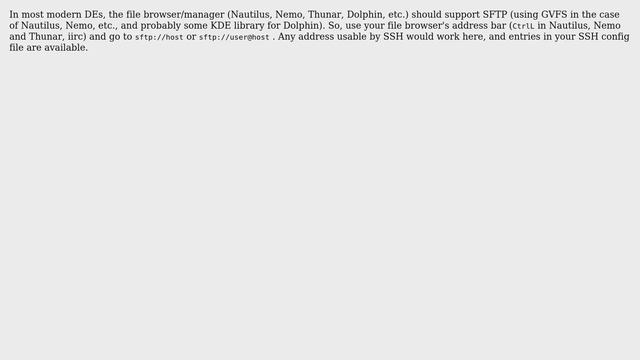 Unix & Linux: What is the default GUI sftp application in Debian? (4 Solutions!!) смотреть онлайн