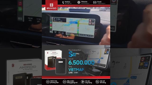 Lắp BRAVIGO Android Box S22 cho ô tô - Nhận Vietmap Live 3 năm смотреть онлайн
