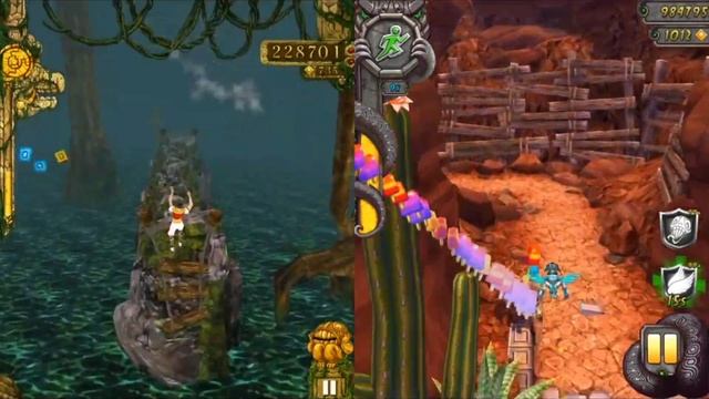 Temple Run Doom Lagoon Vs Temple Run 2 Blazing Sands 2023 смотреть онлайн