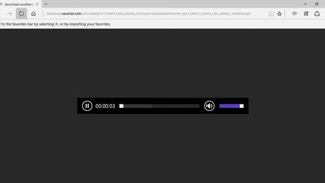 Download .mp3 Files Using Microsoft Edge