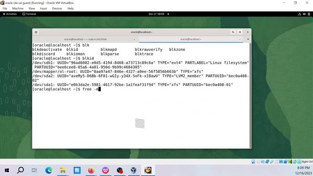Redhat Linux 9: Tạo phân hoạch swap, lấy UUID của swap, chỉnh sửa fstab смотреть онлайн