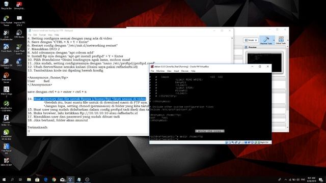 Konfigurasi dan Install FTP pada Debian 8 by Raffaelarbi смотреть онлайн