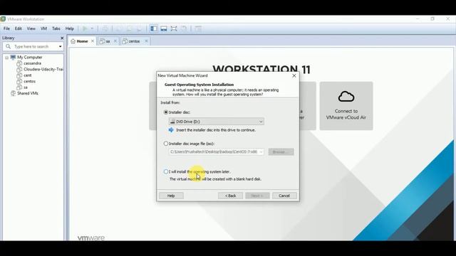 Centos Installation on VMware Workstation смотреть онлайн