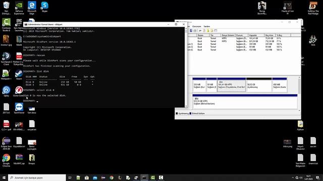 Disk Genişletmeyi Aktif Etme, C Diskini Genişletme смотреть онлайн