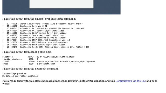 Unix & Linux: How to get Bluetooth working on Arch Linux? смотреть онлайн