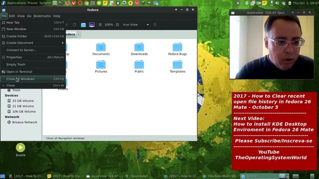 2017 - How to Clear recent open file history in fedora 26 Mate - October 5 смотреть онлайн