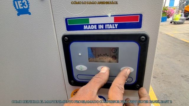 COMO REINICIAR EL MANTENIMIENTO PROGRAMADO COMPRESOR FIAC NEW SILVER PANEL EASY 2 смотреть онлайн