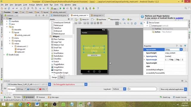 Android Studio - 06.0 - Landscape view смотреть онлайн