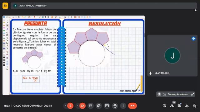 GEOMETRÍA - REPASO UNMSM | PROSPECTO 2024 - II смотреть онлайн