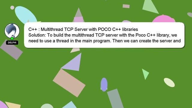 C++ : Multithread TCP Server with POCO C++ libraries смотреть онлайн