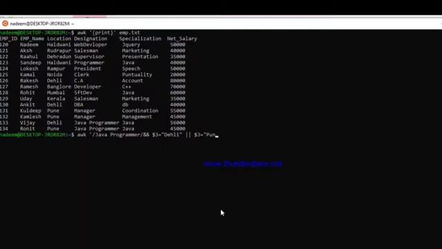Awk shell questions | Awk command | Shell question with solutions смотреть онлайн
