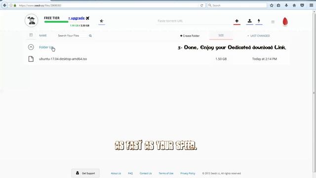 Fast torrent download Ubuntu with seedr.cc смотреть онлайн