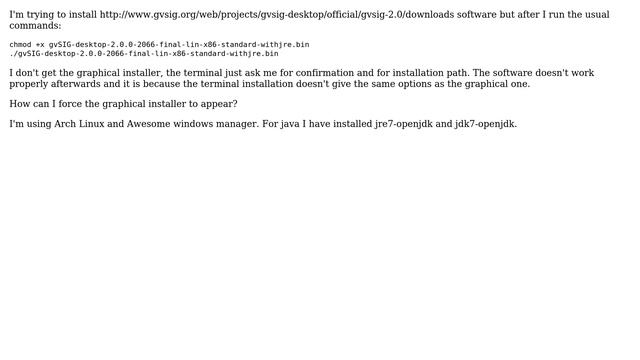 Unix & Linux: Starting a .bin installer in graphical mode смотреть онлайн