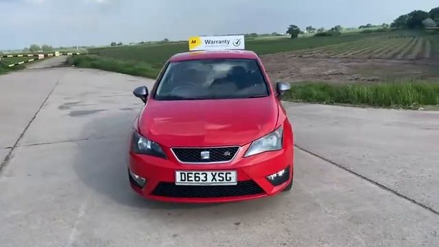 2013 63 SEAT IBIZA 1.6 CR TDI FR 3d 104 BHP (Red) UK Motor Group смотреть онлайн