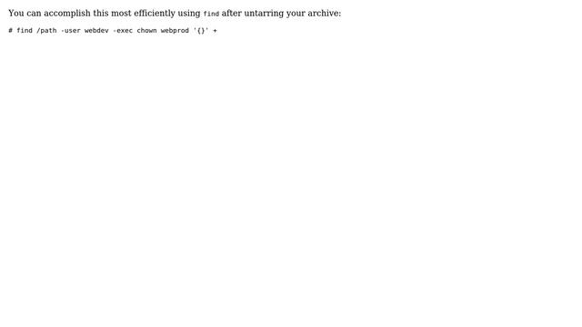 DevOps & SysAdmins: tar - swap owners when moving files from dev to prod server (3 Solutions!!) смотреть онлайн