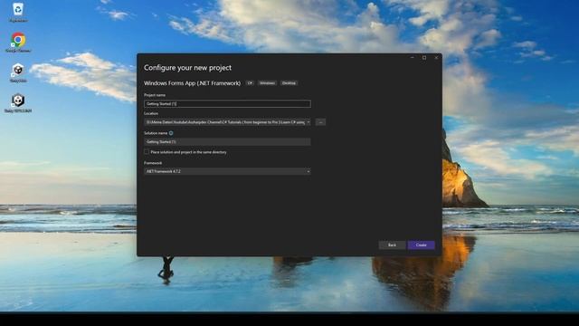 Learn C# using Windows Forms - Getting Started! ( 1 – 9 ) смотреть онлайн