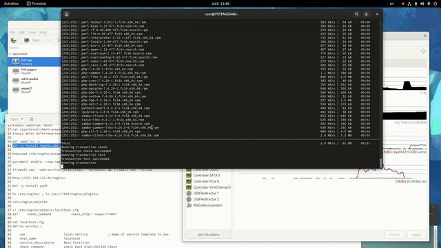 Установка Nagios® Core™ Version 4.4.6 в Fedora Server 34 смотреть онлайн