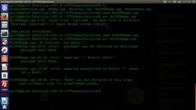 C++ tutorial - Lecture 4 - The Modulo Operator (% Remainder), Precedences of Operations смотреть онлайн