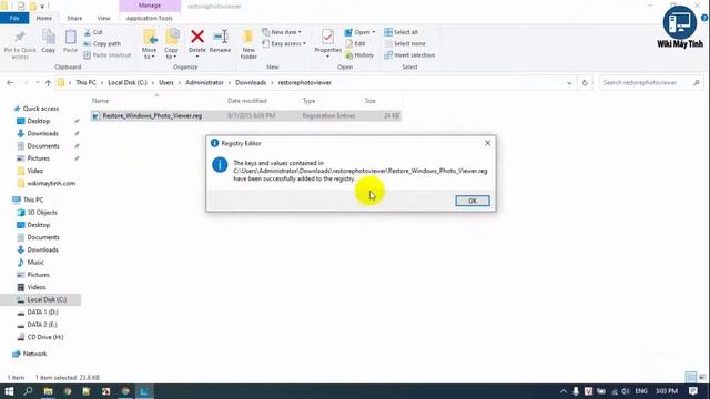 Khôi phục Windows Photos Viewer trên win 10 làm trình xem ảnh mặc định смотреть онлайн