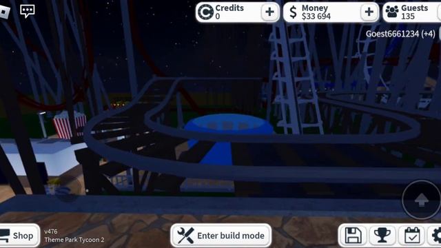 Обзор на мой тематический парк в игре Theme park tycoon 2