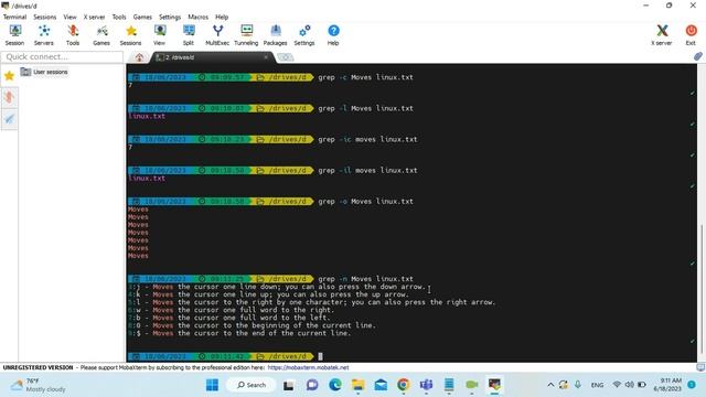 How to use Linux commands |MObaXterm| Grep Command | Part 1 смотреть онлайн