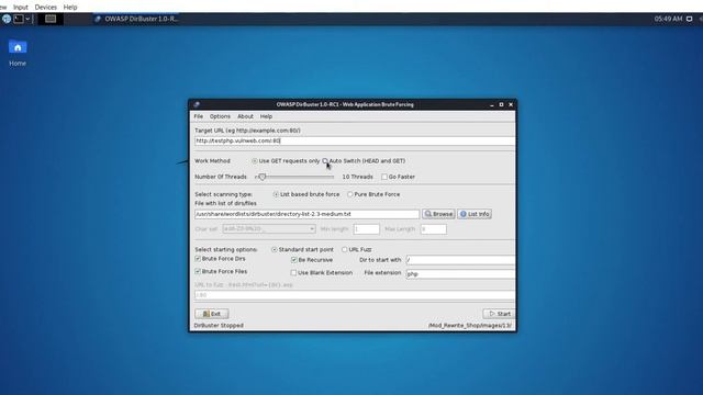 ETHICAL HACKING USING DIRBUSTER TOOL смотреть онлайн