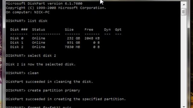 How to Format a Drive using the Command Prompt www keepvid com смотреть онлайн