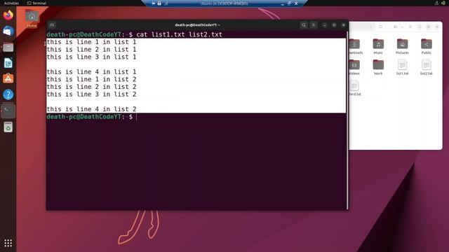 Linux Tutorial 4 - cat command in linux full details in easy way || In Hindi || DeathCode смотреть онлайн