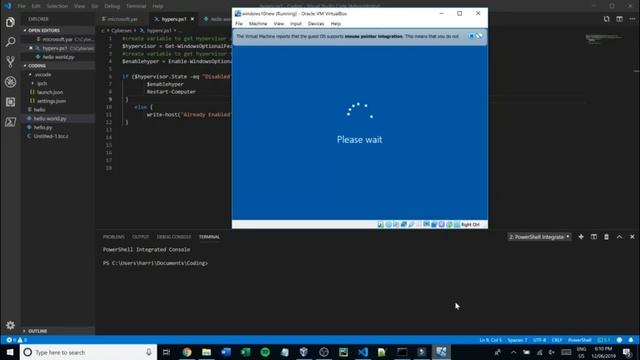 Write A PowerShell Script To Turn On Hyper-V смотреть онлайн