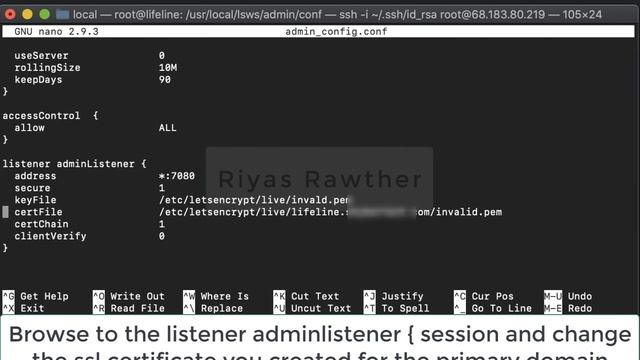 Accessing Litespeed Webserver Admin (lsws) using ssl certificate смотреть онлайн