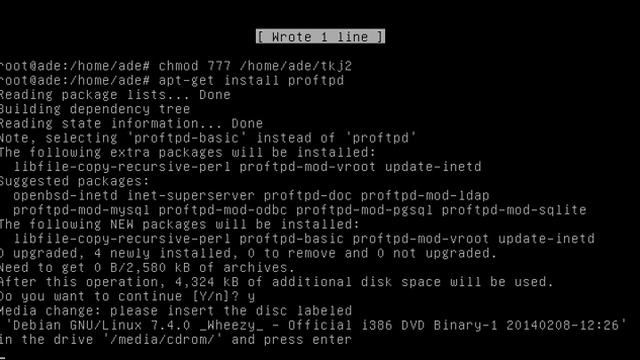 Konfigurasi FTP Server di Debian 7.4 смотреть онлайн