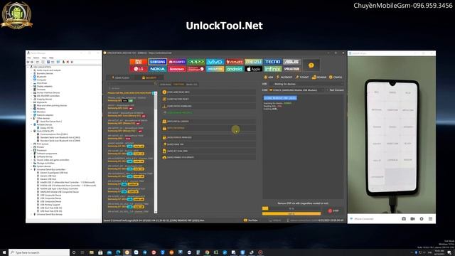 Unlocktool Samsung A33 5G SM A336B Bypass Frp Android 13 One Click Done By    23 04 2023