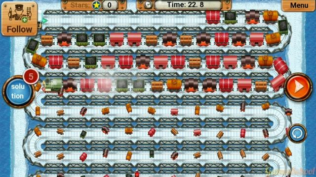 Rail Maze 2 Long Train Gameplay - Train Puzzle Game - Android Gameplay #1980 смотреть онлайн