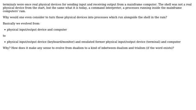 Why would one need a terminal emulator in the first place? смотреть онлайн