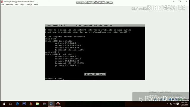TOTURIAL KONFIGURASI ROUTING DEBIAN MENGGUNAKAN VIRTUAL BOX смотреть онлайн